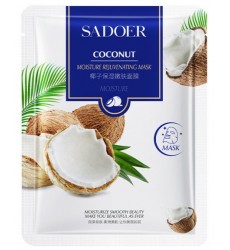 SADOER Маска муляж для лица с маслом кокоса. Увлажнение и питание. 25гр.